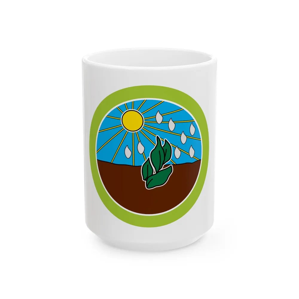 Plant Science (Boy Scout Merit Badge) White Coffee Mug-15oz-Go Mug Yourself