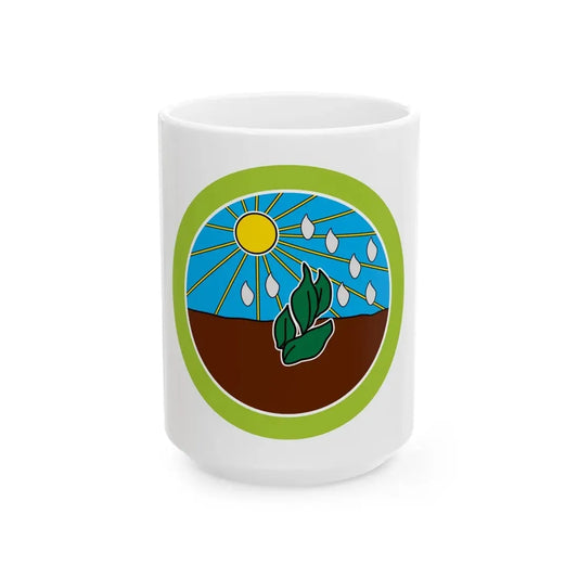 Plant Science (Boy Scout Merit Badge) White Coffee Mug 15oz - Go Mug Yourself