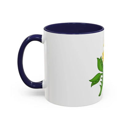 Planta genista Badge of the Plantagenets - Accent Coffee Mug - Go Mug Yourself