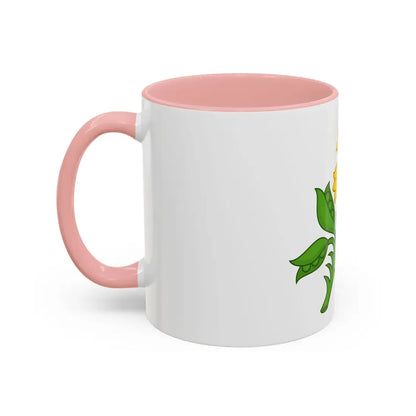 Planta genista Badge of the Plantagenets - Accent Coffee Mug - Go Mug Yourself