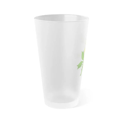 Planta genista Badge of the Plantagenets - Frosted Pint Glass 16oz - Go Mug Yourself