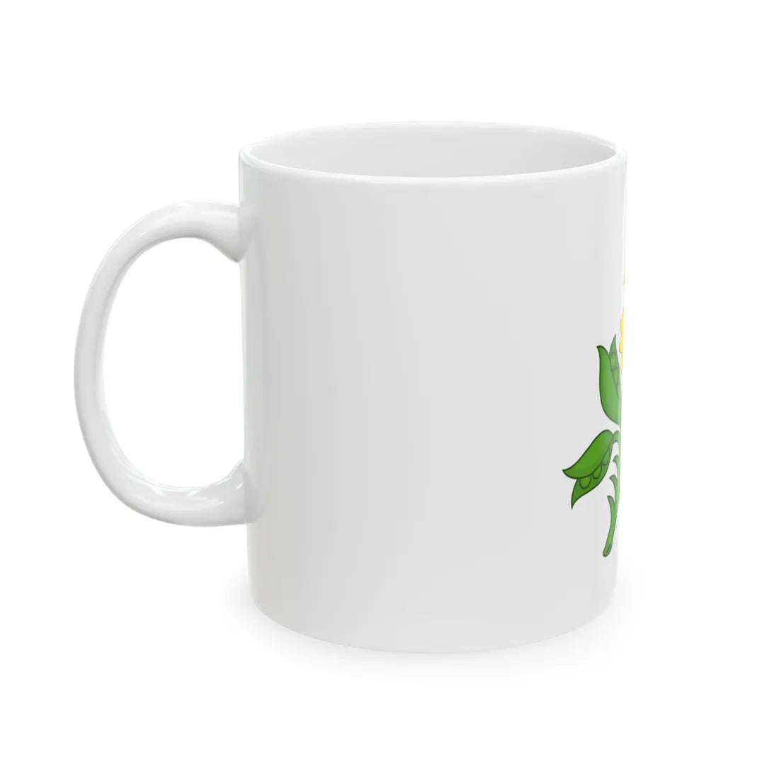 Planta genista Badge of the Plantagenets - White Coffee Mug - Go Mug Yourself