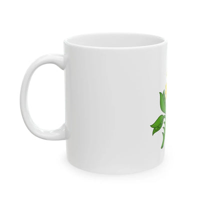 Planta genista Badge of the Plantagenets - White Coffee Mug - Go Mug Yourself