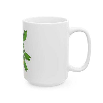 Planta genista Badge of the Plantagenets - White Coffee Mug - Go Mug Yourself