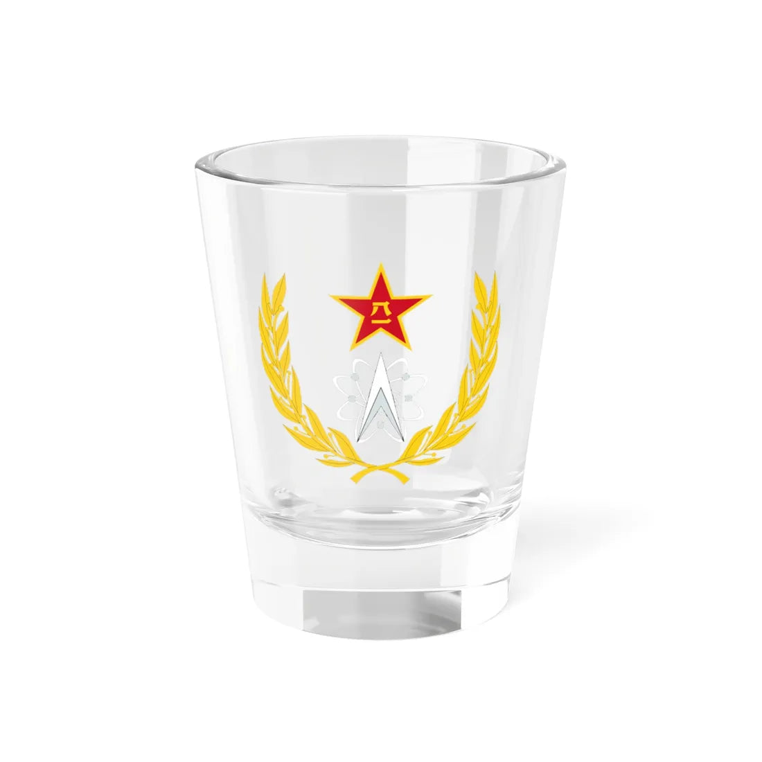 PLASSF (China) (Coat of Arms) Shot Glass 1.5oz 1.5oz - Go Mug Yourself
