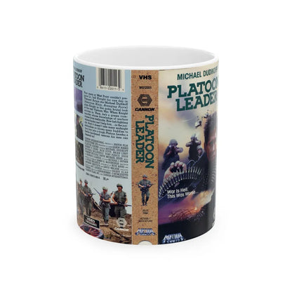 PLATOON LEADER (VHS COVER) - White Coffee Mug-11oz-Go Mug Yourself