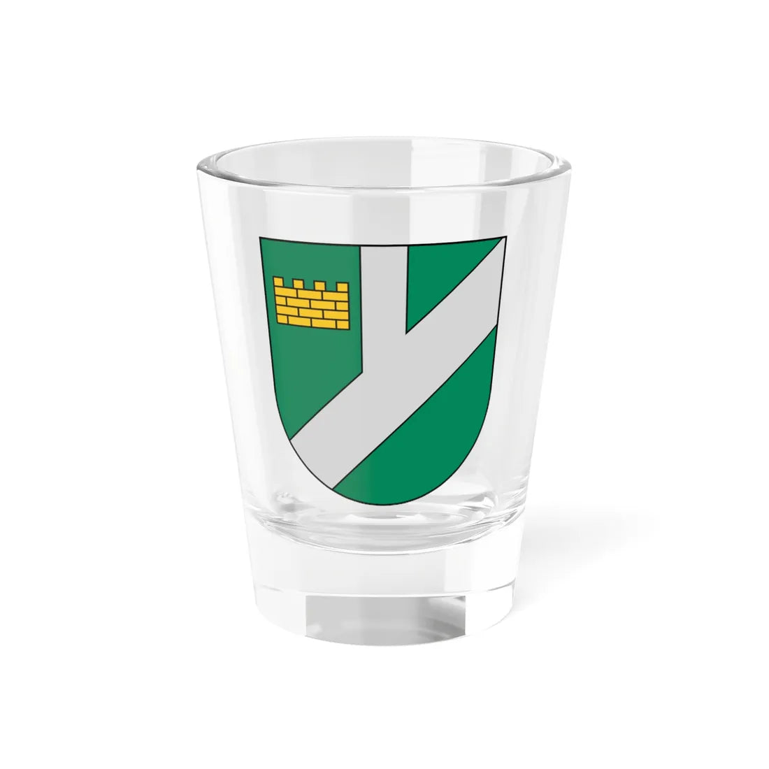 Plavinas COA (Latvia) (Coat of Arms) Shot Glass 1.5oz 1.5oz - Go Mug Yourself