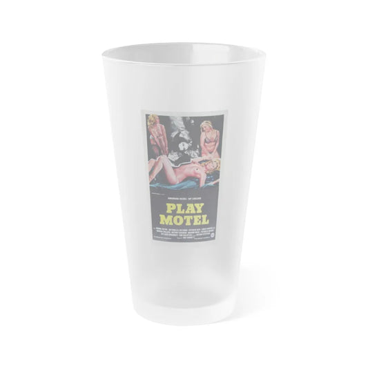 PLAY MOTEL 1979 Movie Poster - Frosted Pint Glass 16oz-16oz-Frosted-Go Mug Yourself