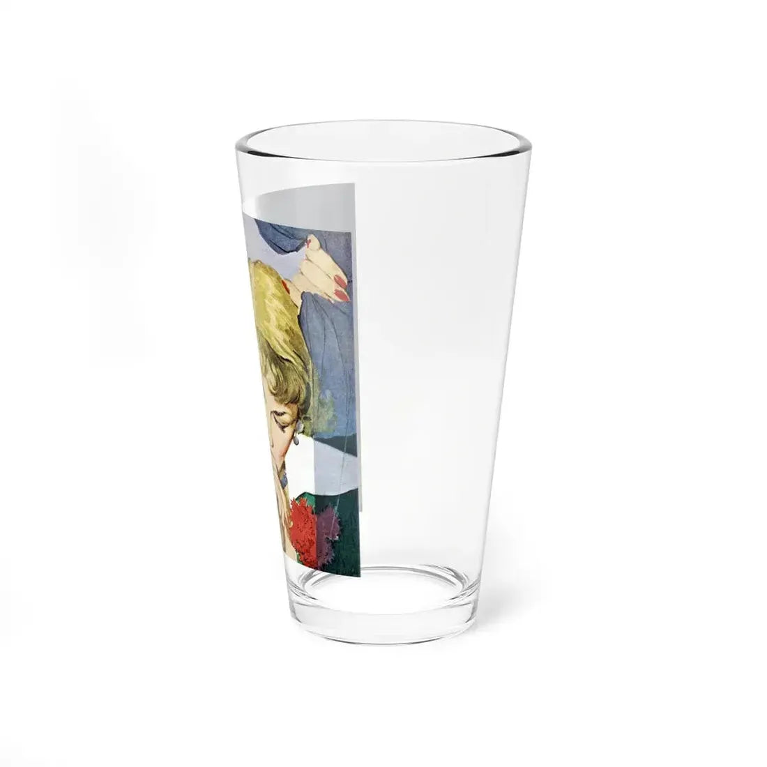 Play With Fire, Redbook, August 1950 (Magazine Illustration) Pint Glass 16oz - Go Mug Yourself