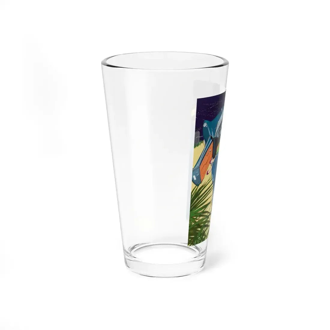 Playboy cartoon illustration, August 1957 (Magazine Illustration) Pint Glass 16oz - Go Mug Yourself