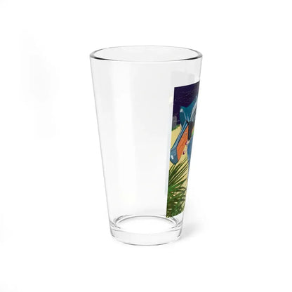 Playboy cartoon illustration, August 1957 (Magazine Illustration) Pint Glass 16oz - Go Mug Yourself