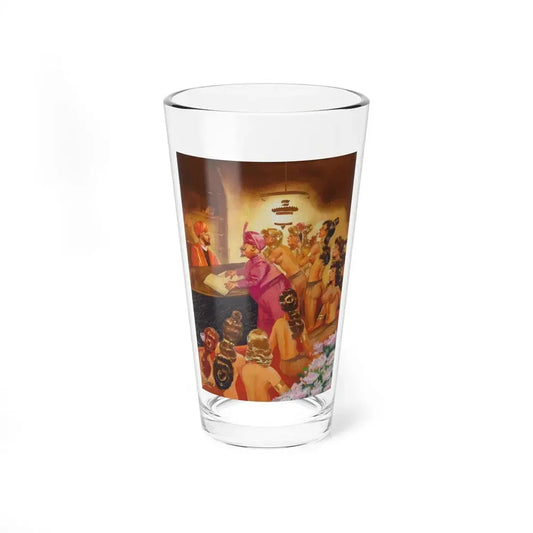 Playboy cartoon illustration, page 160, July 1969 (Magazine Illustration) Pint Glass 16oz 16oz - Go Mug Yourself