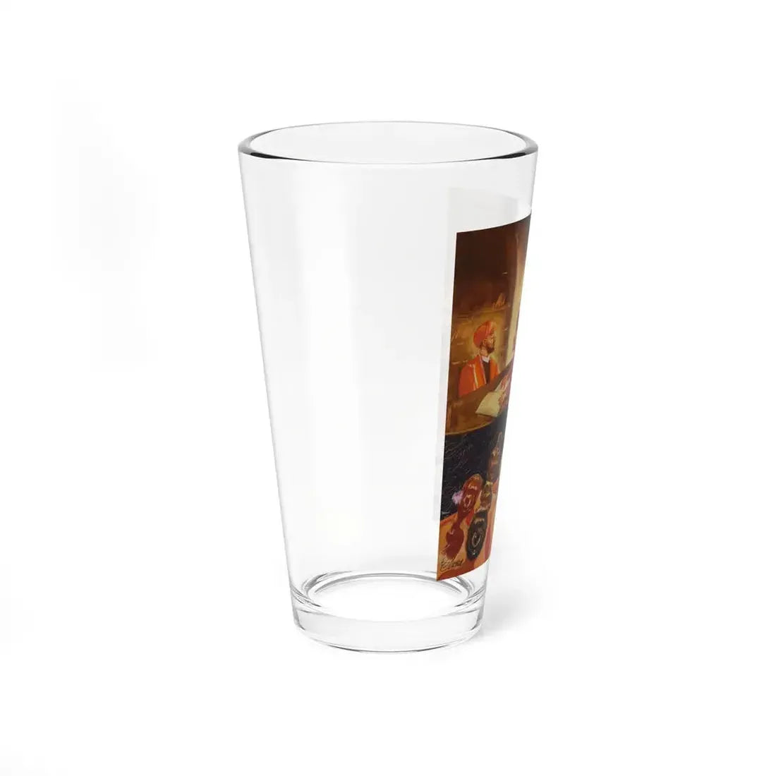 Playboy cartoon illustration, page 160, July 1969 (Magazine Illustration) Pint Glass 16oz - Go Mug Yourself