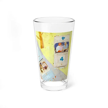 Playboy cartoon illustration, page 78, August 1962 (Magazine Illustration) Pint Glass 16oz 16oz - Go Mug Yourself
