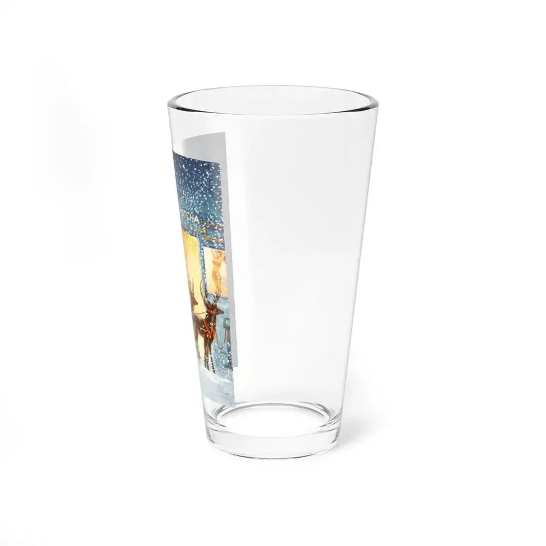 Playboy cartoon illustration, page 91, December 1962 (Magazine Illustration) Pint Glass 16oz - Go Mug Yourself