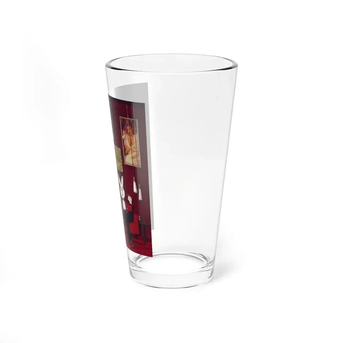 Playboy cover illustration, January 1963 (Magazine Illustration) Pint Glass 16oz - Go Mug Yourself