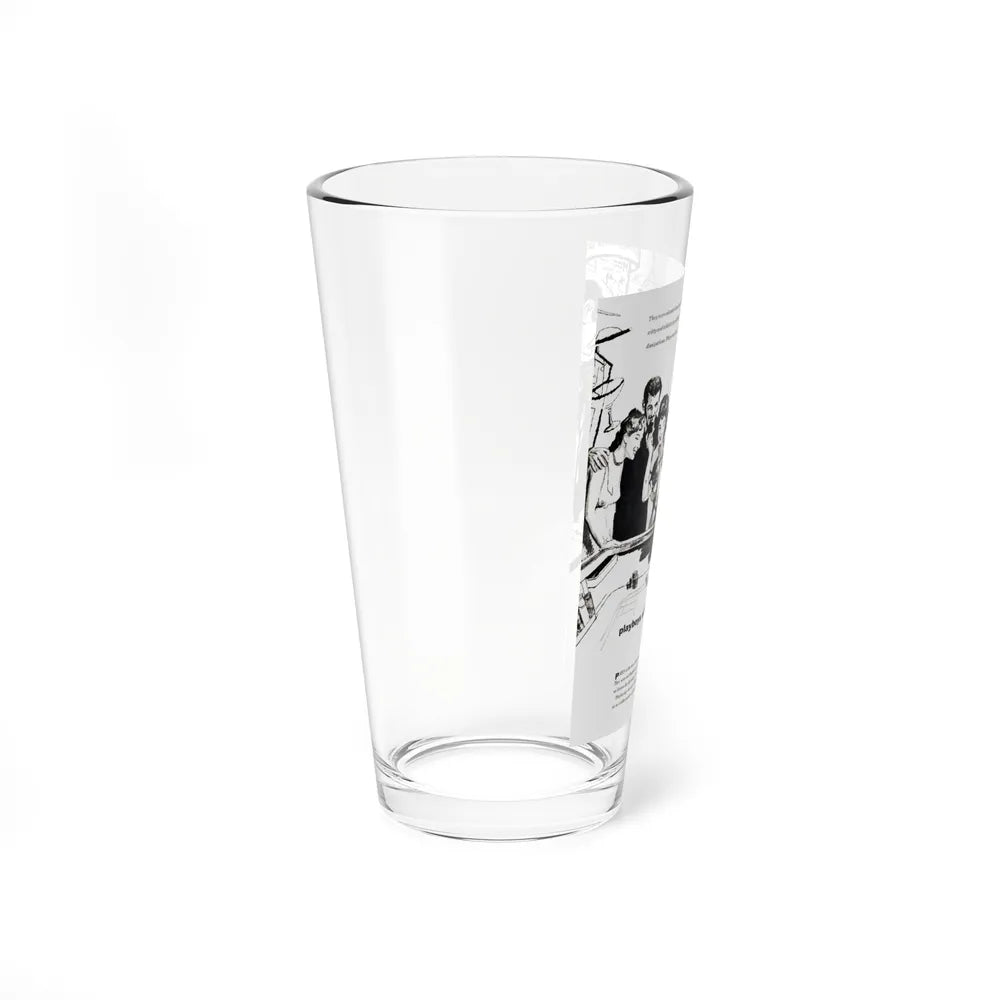 Playboys of Paris (1), Jem magazine, May 1957 (Magazine Illustration) Pint Glass 16oz-Go Mug Yourself