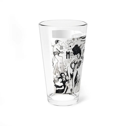 Playboys of Paris (2), Jem magazine, May 1957 (Magazine Illustration) Pint Glass 16oz-Go Mug Yourself