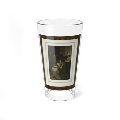 Pleading the Cross (Magazine Illustration) Pint Glass 16oz-16oz-Go Mug Yourself