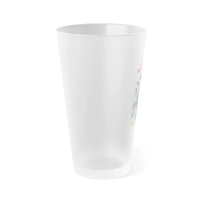 PLEASE DON'T EAT MY MOTHER 1973 Movie Poster - Frosted Pint Glass 16oz - Go Mug Yourself