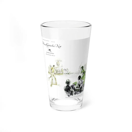 Please Go to the Net, Good Housekeeping, August 1930 (Magazine Illustration) Pint Glass 16oz 16oz - Go Mug Yourself