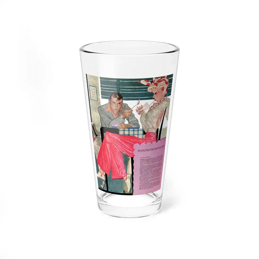 Please Pay When Served, 1939 (Magazine Illustration) Pint Glass 16oz 16oz - Go Mug Yourself