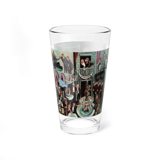 Pleasure Before Business, Collier's, December 20, 1947 (Magazine Illustration) Pint Glass 16oz 16oz - Go Mug Yourself