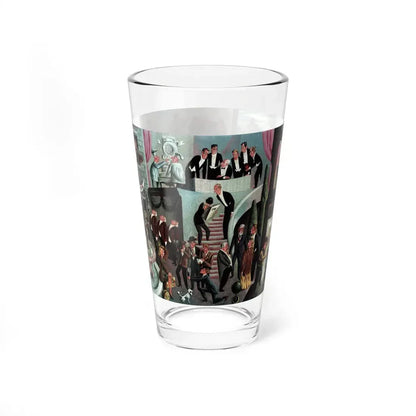 Pleasure Before Business, Collier's, December 20, 1947 (Magazine Illustration) Pint Glass 16oz - Go Mug Yourself
