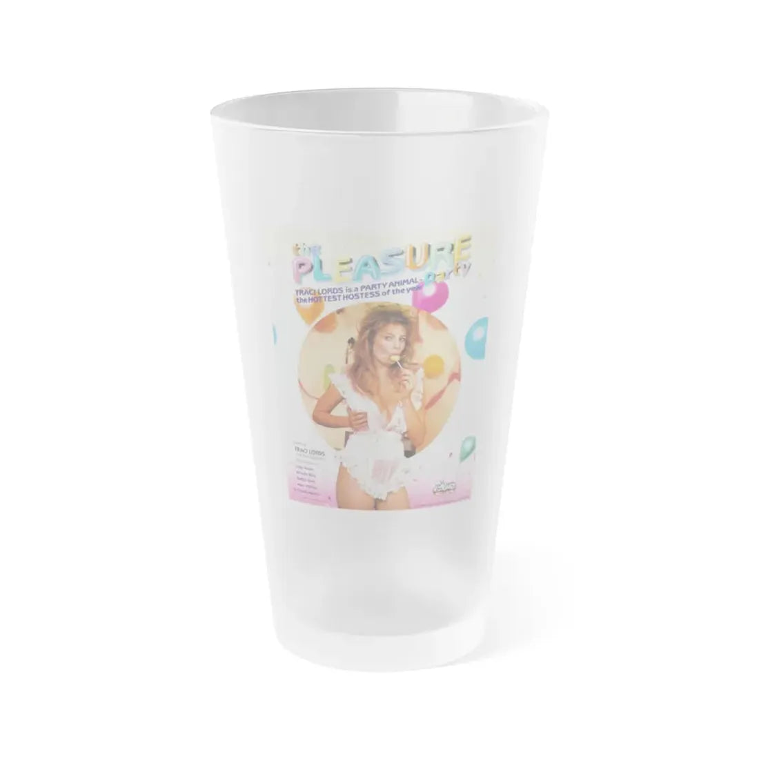 PLEASURE PARTY 1975 Movie Poster - Frosted Pint Glass 16oz 16oz Frosted - Go Mug Yourself