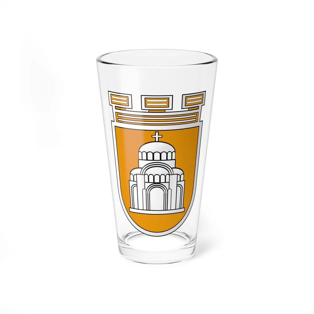 Pleven-coat-of-arms (Bulgaria) (Coat of Arms) Pint Glass 16oz 16oz - Go Mug Yourself