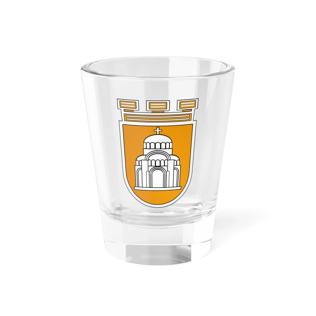 Pleven-coat-of-arms (Bulgaria) (Coat of Arms) Shot Glass 1.5oz 1.5oz - Go Mug Yourself