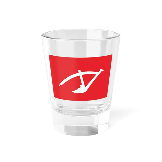 Plough Flag (China) Shot Glass 1.5oz 1.5oz - Go Mug Yourself