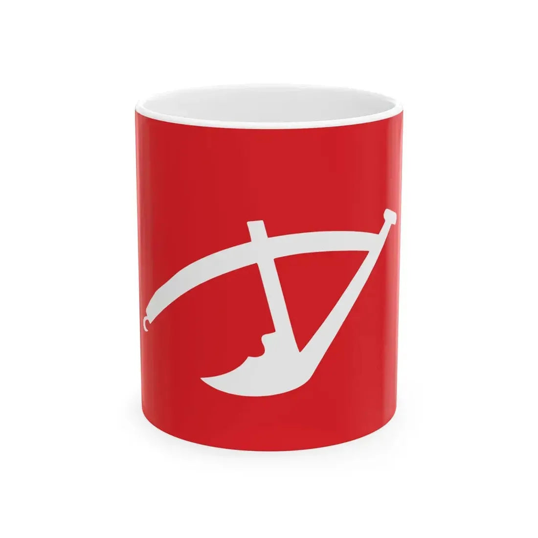 Plough Flag (China) White Coffee Mug 11oz - Go Mug Yourself
