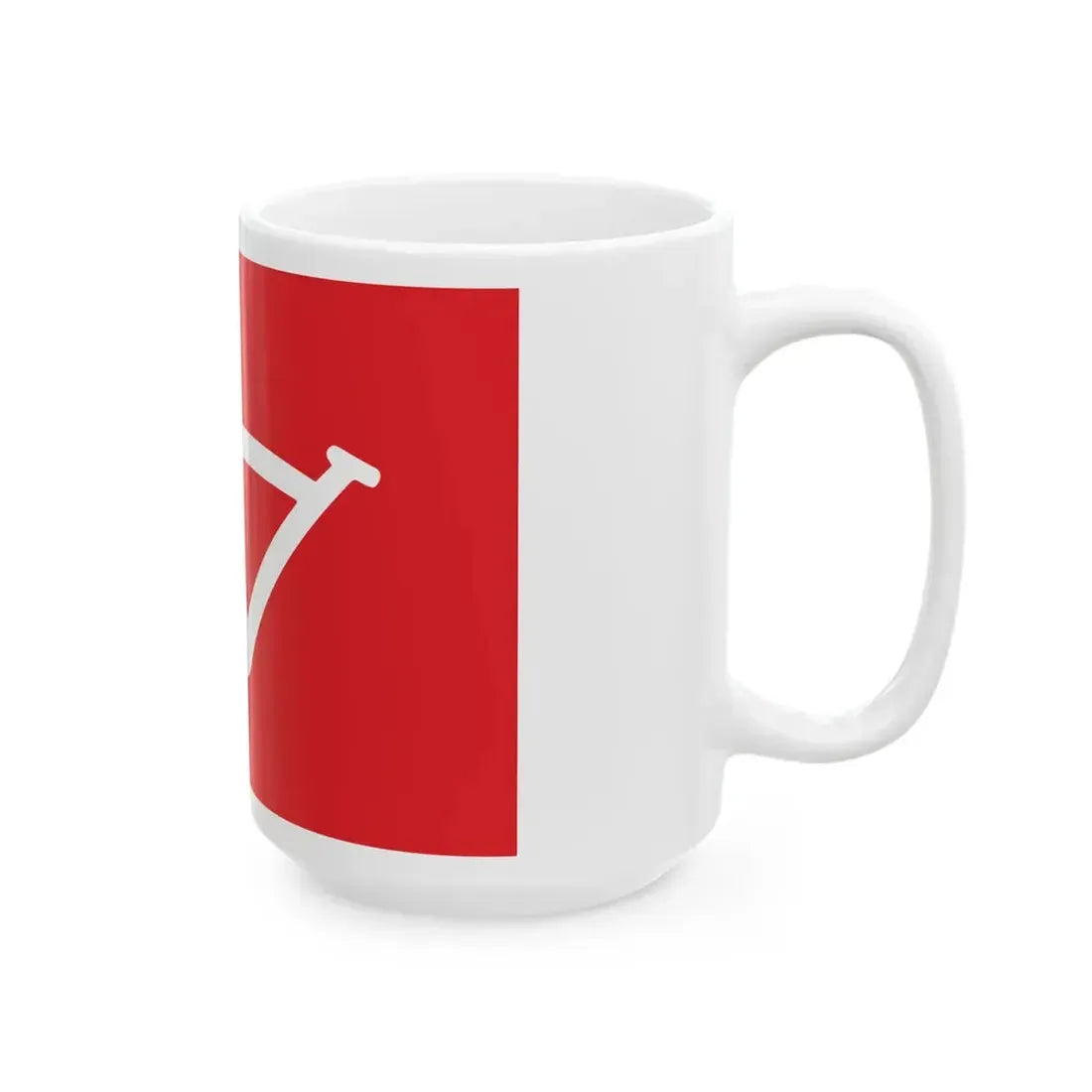 Plough Flag (China) White Coffee Mug - Go Mug Yourself