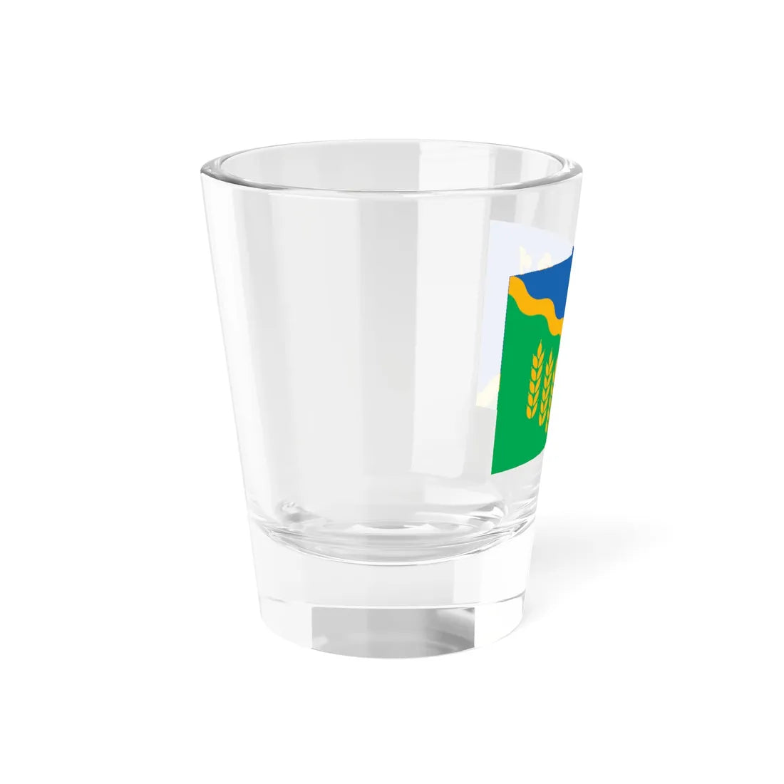 Põltsamaa valla lipp (Estonia) Shot Glass 1.5oz - Go Mug Yourself
