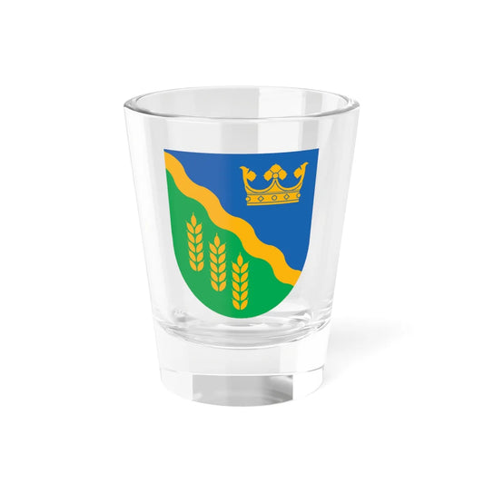 Põltsamaa valla vapp (Estonia) (Coat of Arms) Shot Glass 1.5oz 1.5oz - Go Mug Yourself