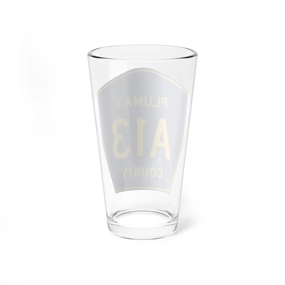 Plumas County A13 (California) (Road Sign) Pint Glass 16oz - Go Mug Yourself