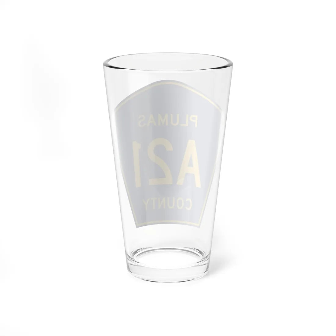 Plumas County A21 (California) (Road Sign) Pint Glass 16oz - Go Mug Yourself
