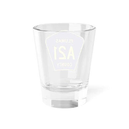 Plumas County A21 (California) (Road Sign) Shot Glass 1.5oz - Go Mug Yourself