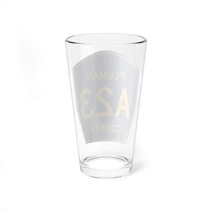 Plumas County A23 (California) (Road Sign) Pint Glass 16oz - Go Mug Yourself