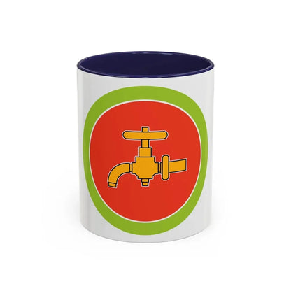 Plumbing (Boy Scout Merit Badge) Accent Coffee Mug 11oz Navy - Go Mug Yourself