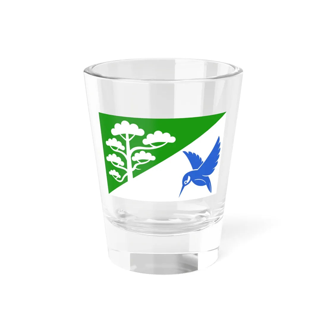 Põlva valla lipp (Estonia) Shot Glass 1.5oz 1.5oz - Go Mug Yourself