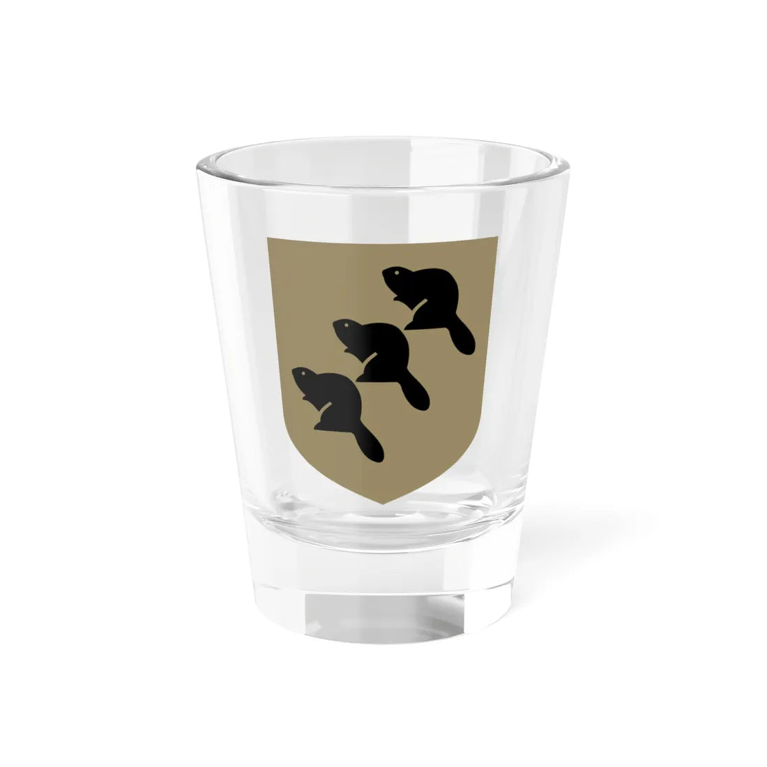 Põlvamaa vapp (Estonia) (Coat of Arms) Shot Glass 1.5oz 1.5oz - Go Mug Yourself