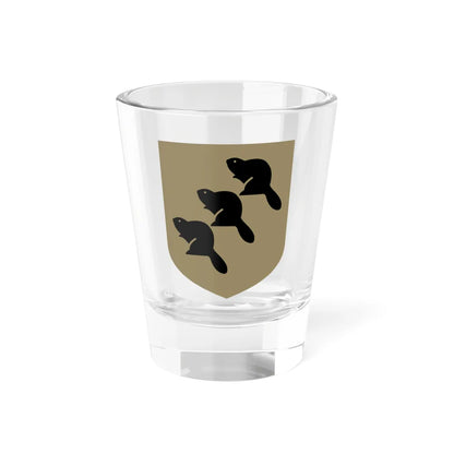 Põlvamaa vapp (Estonia) (Coat of Arms) Shot Glass 1.5oz 1.5oz - Go Mug Yourself