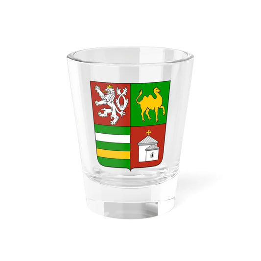 Plzen Region CoA CZ (Czech Republic) (Coat of Arms) Shot Glass 1.5oz 1.5oz - Go Mug Yourself