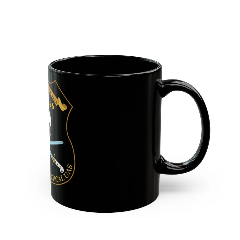 PMA 266 NAVAIR Multi Mission Tactical Unmanned Aerial Systems UAS (U.S. Navy) Black Coffee Mug-Go Mug Yourself