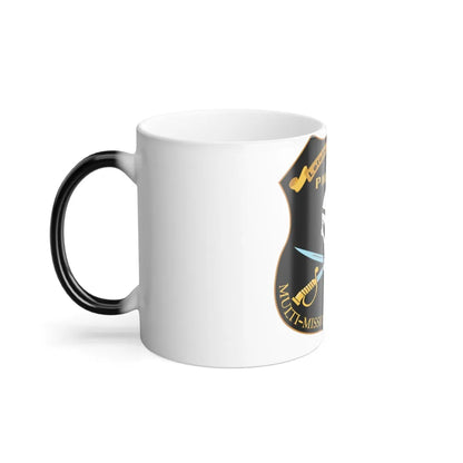 PMA 266 NAVAIR Multi Mission Tactical Unmanned Aerial Systems UAS (U.S. Navy) Color Changing Mug 11oz-Go Mug Yourself