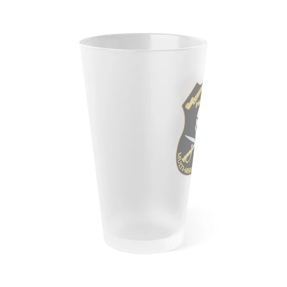 PMA 266 NAVAIR Multi Mission Tactical Unmanned Aerial Systems UAS (U.S. Navy) Frosted Pint Glass 16oz-Go Mug Yourself