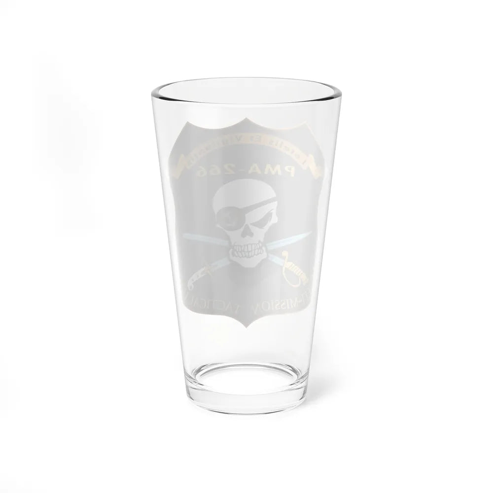 PMA 266 NAVAIR Multi Mission Tactical Unmanned Aerial Systems UAS (U.S. Navy) Pint Glass 16oz-Go Mug Yourself