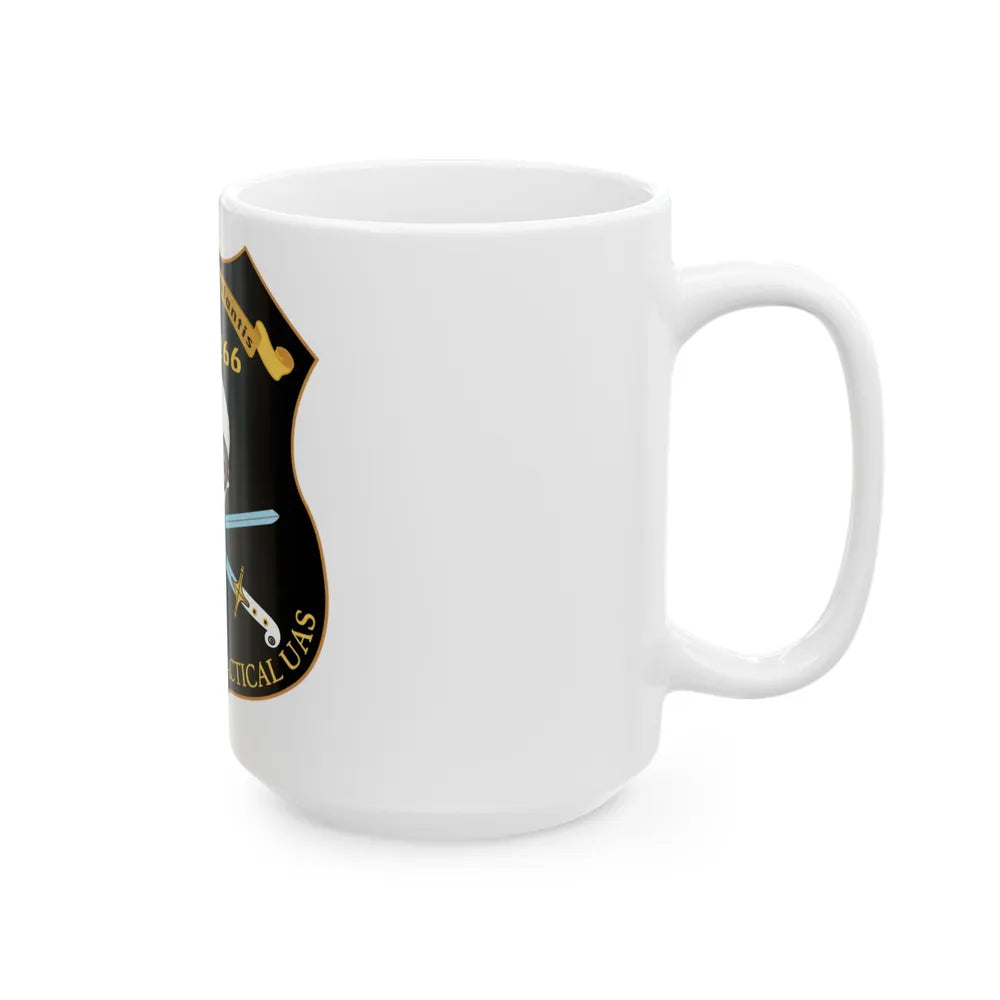 PMA 266 NAVAIR Multi Mission Tactical Unmanned Aerial Systems UAS (U.S. Navy) White Coffee Mug-Go Mug Yourself